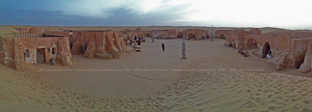 Panorámica Tatooine. Desierto del Sahara (Tunez)