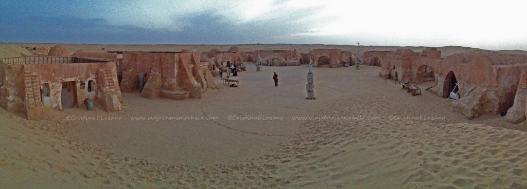 Panorámica Tatooine. Desierto del Sahara (Tunez)