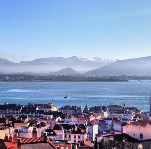 Vistas desde lo alto del Funicular del Río de la Pila (Santander, Cantabria)