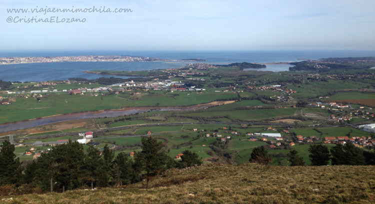 Vistas desde Peña Cabarga (Cantabria)