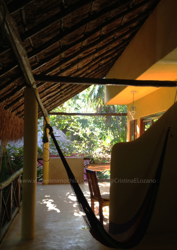 Hamacas de la Posada Ecológica Dos Ceibas (Tulúm. Quintana Roo, México)