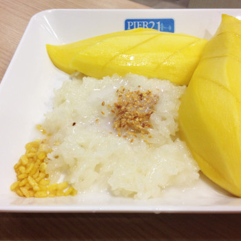 Mango stiky rice. Tailandia